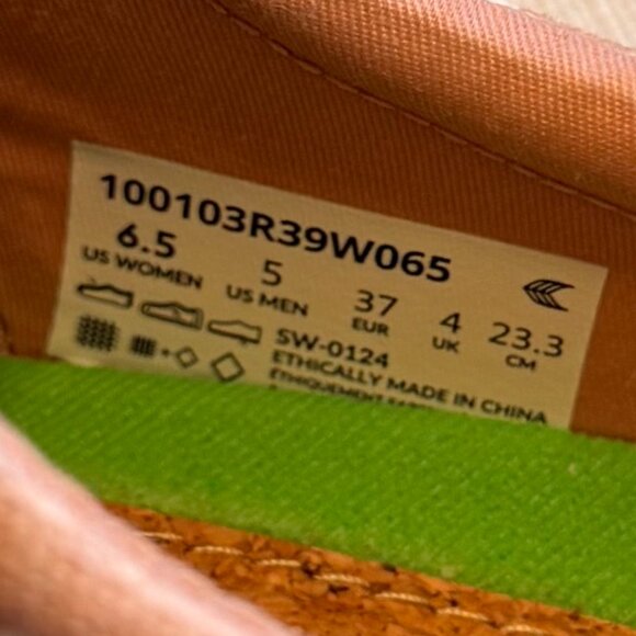 Cariuma OCA Low Rose Canvas White Polka Dots Sneaker Size 6.5 - Picture 7 of 9